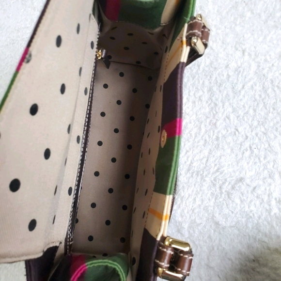 Kate Spade Striped Structured  Purse - Picture 7 of 8